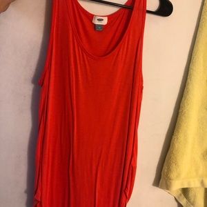 Old Navy orange tank